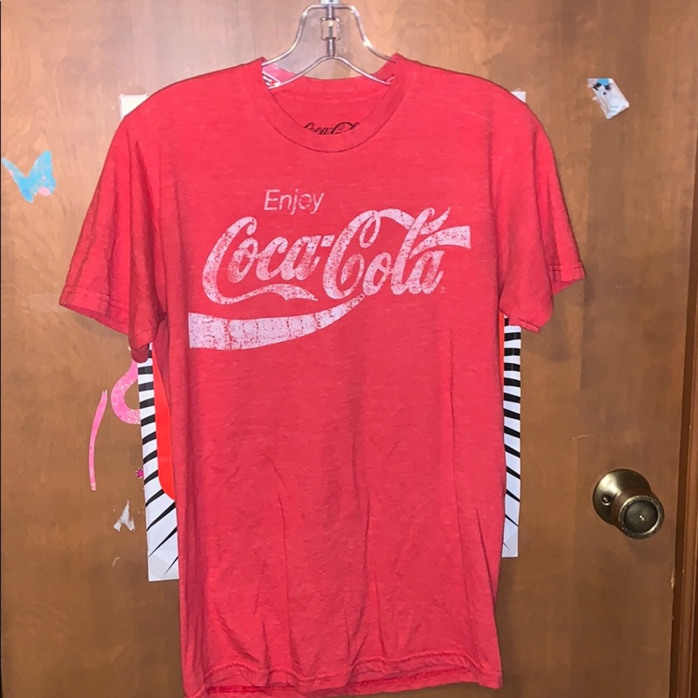 2/$10 Coca Cola shirt size SM